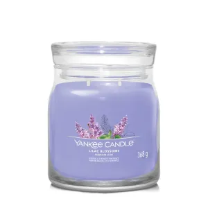 Yankee Candle Aromatická svíčka Signature sklo střední Lilac Blossoms 368 g
