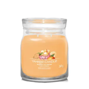 Yankee Candle Aromatická svíčka Signature sklo střední Mango Ice Cream 368 g