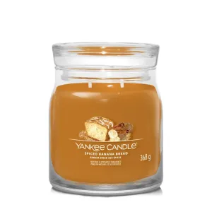 Yankee Candle Aromatická svíčka Signature sklo střední Spiced Banana Bread 368 g