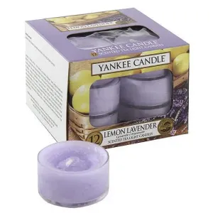 Yankee Candle Aromatické čajové svíčky Lemon Lavender 12 x 9,8 g