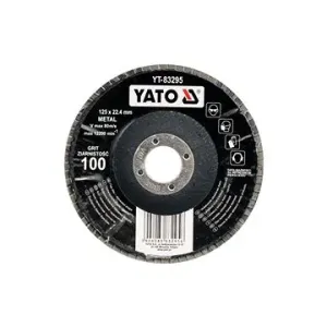 Yato Kotouč lamelový korundový 125 x 22,2 mm vypouklý brusný P100