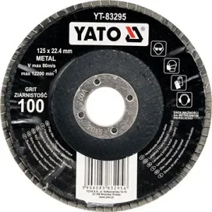 Yato Kotouč lamelový korundový 125 x 22,2 mm vypouklý brusný P36