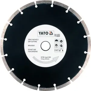 Yato Kotouč diamantový 230 x 22,2 x 2,7 mm