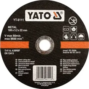 Yato Kotouč na kov 400 x 32 x 4,0 mm