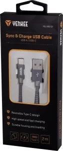 Synchronizační a nabíjecí kabel USB typ C 2 m #604461