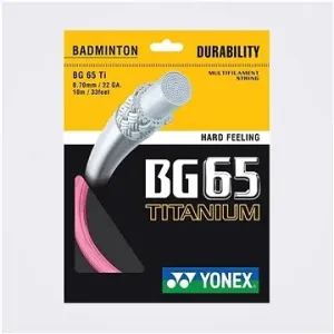 Yonex BG 65 Ti, 0,70mm, 10m, PINK