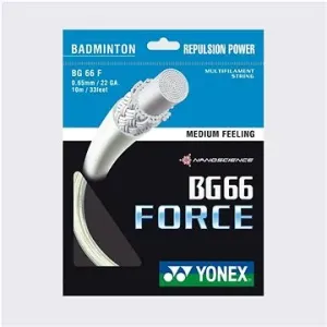 Yonex BG 66 Force, 0,65mm, 10m, WHITE