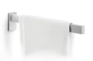 Koupelnový držák na ručníky nerezový broušený hranatý ZACK