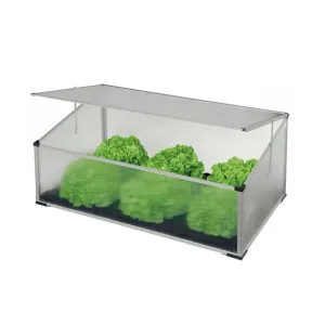 Polykarbonátový malý zahradní skleník 100 x 60 x 30/40 cm