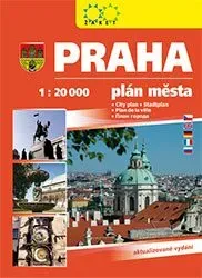 Praha - knižní plán města 1:20 000