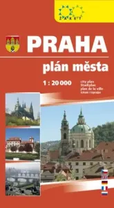 Praha velká 1:20 000 plán města (kartonová obálka)