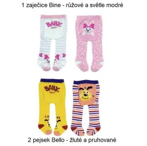 ZAPF - Baby Born Punčocháče (2 Ks), 2 Druhy, 43 Cm