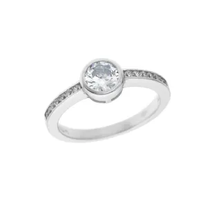 Stříbrný prsten SOLITÉR Velikost prstenu: 52 #2112587