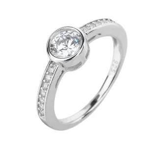 Stříbrný prsten SOLITÉR Velikost prstenu: 54 #6140865