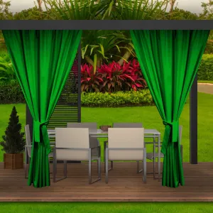 Unikátní výrazně zelené závěsy do zahradních teras a altánků 155 x 220 cm #4853948