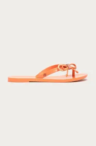 Žabky Zaxy dámské, oranžová barva, na plochém podpatku #1949293