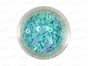 Zdobení na nehty, kolečka (dutá) CDčka - modrá