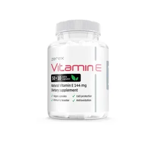 Zerex Vitamin E v přírodní formě, 60 kapslí