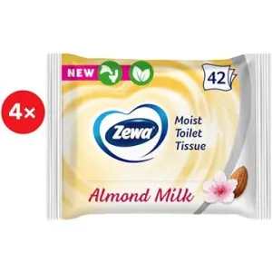 ZEWA Almond Milk vlhčený toaletní papír (4× 42 ks) #4924473