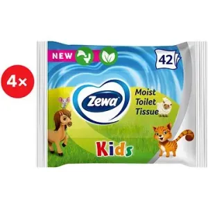 ZEWA Kids vlhčený toaletní papír (4× 42 ks) #4924471