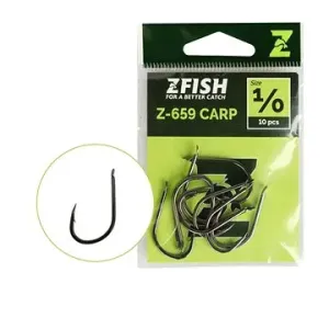 Zfish Carp Hooks Z-659 Velikost 1/0 10ks