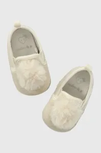 Dětské boty zippy béžová barva