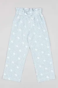 Dětské bavlněné kalhoty zippy vzorované