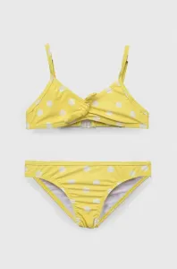 Dvoudílné dětské plavky zippy žlutá barva #5047173
