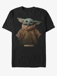 ZOOT.Fan Star Wars Baby Yoda Mandalorian Triko Černá