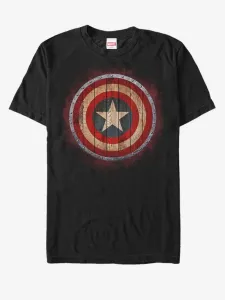 ZOOT.Fan Marvel Captain America shield Triko Černá #2822305