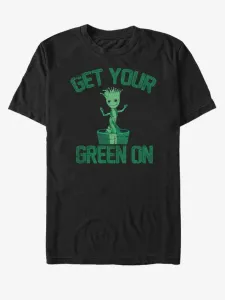 ZOOT.Fan Get Your Green On Groot Strážci Galaxie Marvel Triko Černá