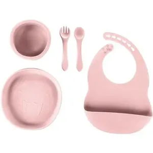 Zopa Dětská jídelní sada Old Pink