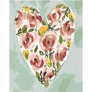 Valentýnské srdce (Haley Bush), 40×50 cm, vypnuté plátno na rám