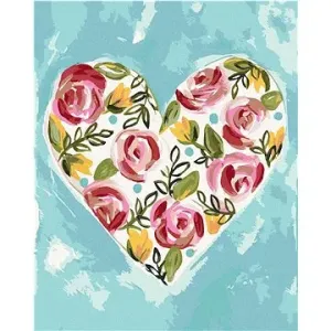 Valentýnské srdce II (Haley Bush), 80×100 cm, bez rámu a bez vypnutí plátna