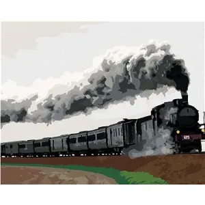 Černý parní vlak