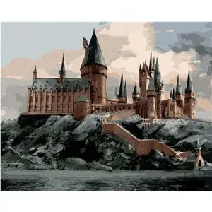 Pohled na Bradavice (Harry Potter), 40×50 cm, vypnuté plátno na rám