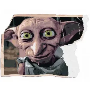 Roztržená fotka dobbyho (Harry Potter), 40×50 cm, vypnuté plátno na rám