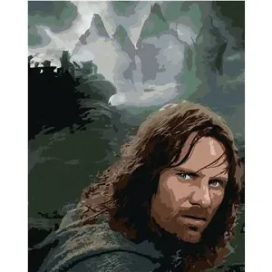 Zuty - Aragorn portrét (pán prstenů), 40×50 cm