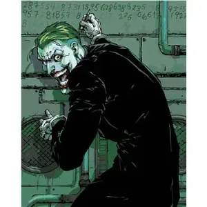 Zuty - Joker píše na zeď (batman), 40×50 cm