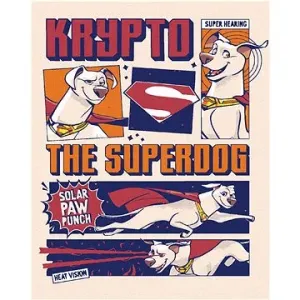 Zuty - Krypto the superdog plakát (dc liga supermazlíčků), 40×50 cm