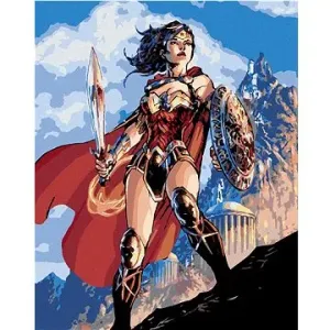 Zuty - Wonder woman meč a štít, 40×50 cm
