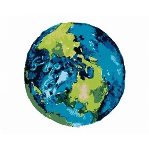 Planeta země, 80×100 cm, bez rámu a bez vypnutí plátna