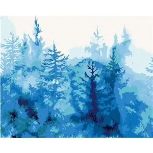 Ruský les, 80×100 cm, vypnuté plátno na rám