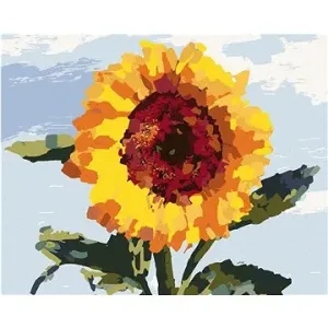 Zářivá slunečnice, 40×50 cm, bez rámu a bez vypnutí plátna