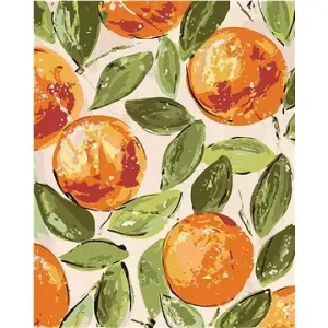 Zátiší pomeranče (Haley Bush), 40×50 cm, bez rámu a bez vypnutí plátna