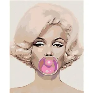 Malování podle čísel - Marilyn s bublinou