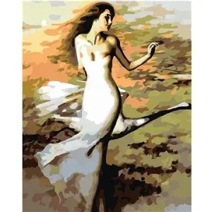 Malování podle čísel - Tančící žena v bílém