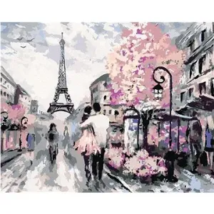 Malování podle čísel - Procházka Paříži