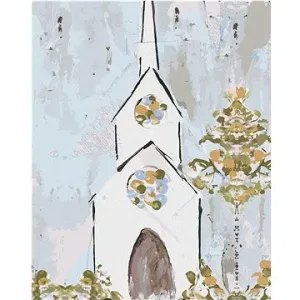 Bílý malovaný kostel (Haley Bush)