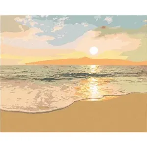 Krásná pláž, 80×100 cm, vypnuté plátno na rám